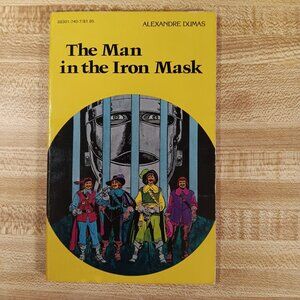 Man in the Iron Mask Dumas 1984 B&W Pocket Classics Comic Paperback Vintage 80s